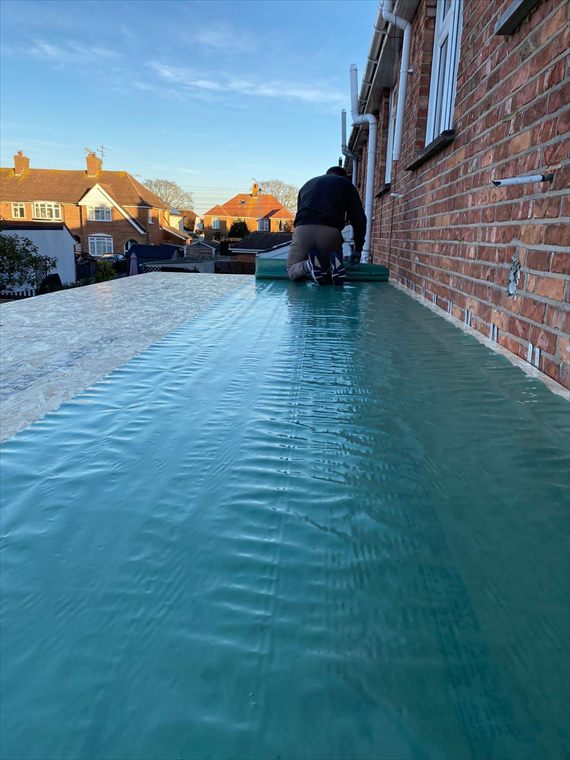 Waterproofing the flat roof