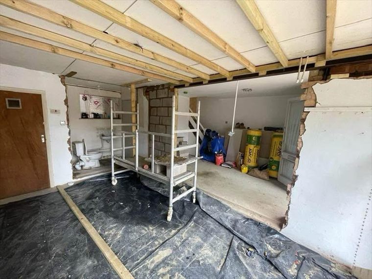 Garage stripped out