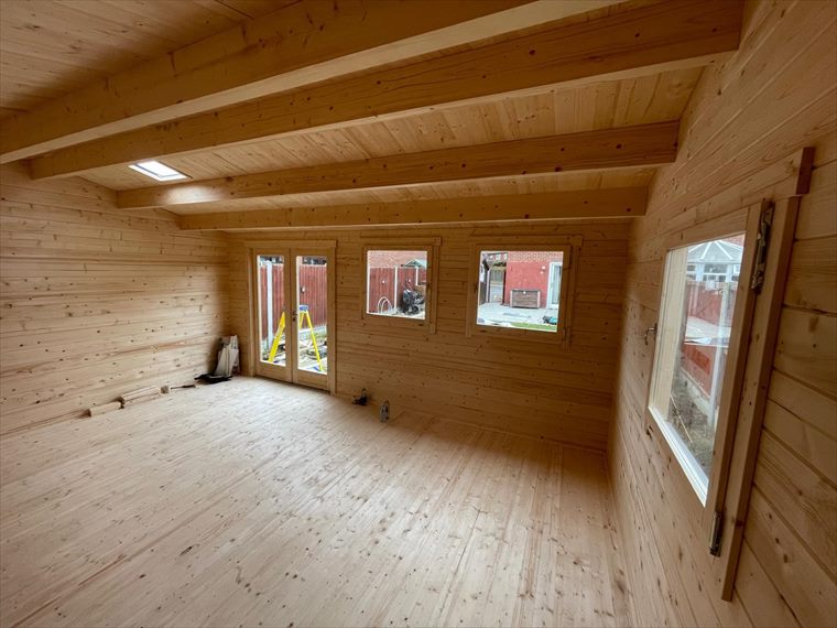 Garden room interior