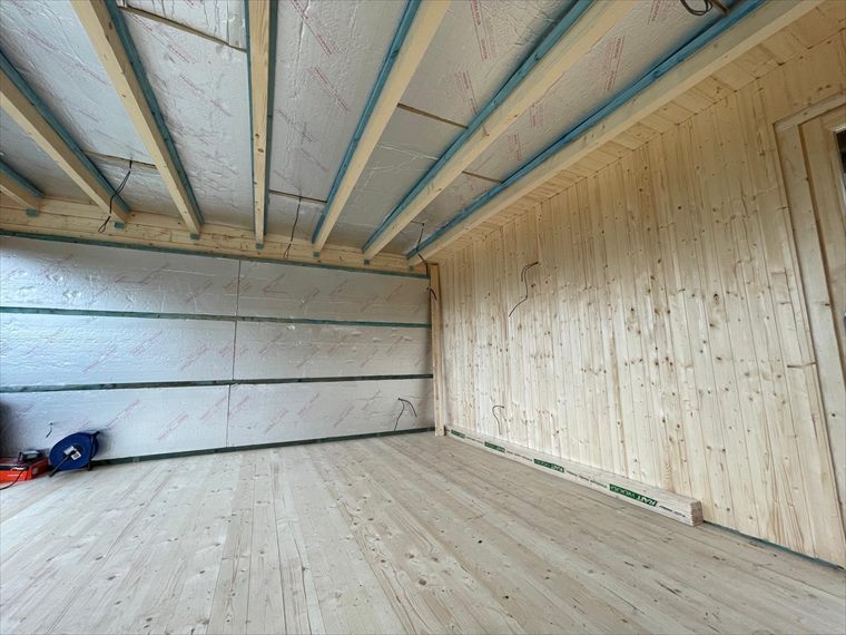 Garden room ready for fit-out